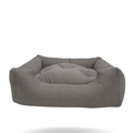 Cama Pet Suede Antialérgica com Zíper Removível – Conforto Macio para Cães e Gatos