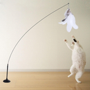 Simulação De Pássaros De Gato Interativo Brinquedo De Pena Engraçado Com Sino Brincando Varinha Para Gatinhos Suprimentos Gatos
