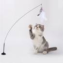 Simulação De Pássaros De Gato Interativo Brinquedo De Pena Engraçado Com Sino Brincando Varinha Para Gatinhos Suprimentos Gatos