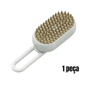 Escova a Vapor para Pets 3 em 1 Remove Pelos e Massageia