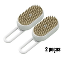 Escova a Vapor para Pets 3 em 1 Remove Pelos e Massageia