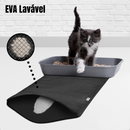 Tapete Higiênico para Caixa de Areia de Gatos Anti Sujeira Coletor De Areia EVA 70x100 cm - Petliz