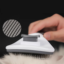 Escova Pente Plástico Ferro Para Pentear e Remover Tirar Pelos Dos Pets Cães E Gatos