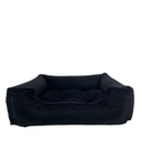 Cama Pet Suede Antialérgica com Zíper Removível – Conforto Macio para Cães e Gatos