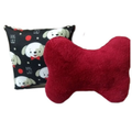 Kit Almofada e Travesseiro Osso para Pet – Conforto e Diversão para Cachorros e Gatos