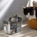 Quadrado Bebedouro Automático para Gatos e Cães: Circulação de Água com Filtro de 1,5 Litro e Base Segura