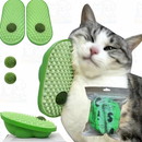Escova Massageadora de Parede para Gatos com Catnip - Alívio da Coceira, Limpeza e Hálito Fresco Envio imediato