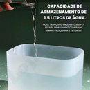MIW Bebedouro Fonte de Água Elevado Automático Com Filtro 3 Estágios Para Pet Cachorro Gato 1.5 Litros