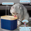MIW Bebedouro Fonte de Água Elevado Automático Com Filtro 3 Estágios Para Pet Cachorro Gato 1.5 Litros