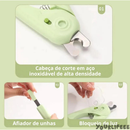 Cortador de Unhas Pet | Alicate + Lixa + Led + Tesoura | Para Cães e Gatos