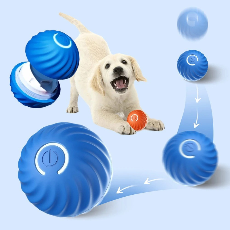 Bola De Brinquedo Eletrônica Interativa Para Animais De Estimação Móvel USB