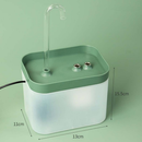MIW Bebedouro Fonte de Água Elevado Automático Com Filtro 3 Estágios Para Pet Cachorro Gato 1.5 Litros